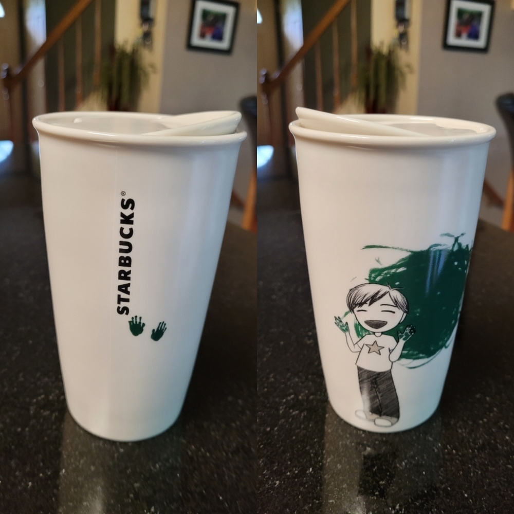 2015 Starbucks Boy Finger Paint Tumbler
